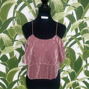 Zara Velvet Crop